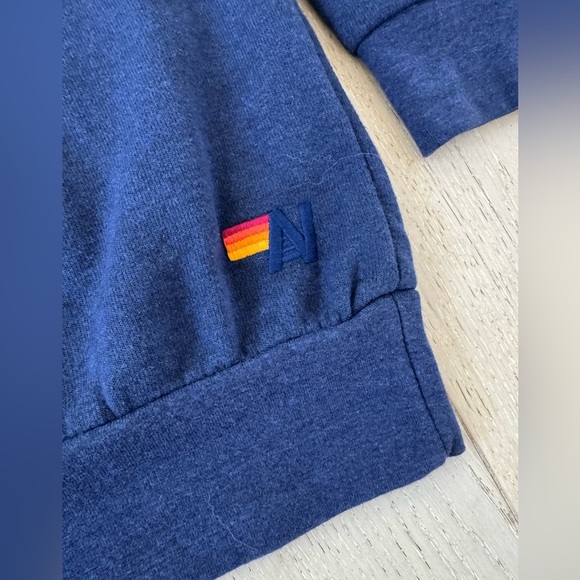 Aviator Nation Heart Embroidery Sweatshirt -Navy  Size 2XL ❤️ unisex - Picture 9 of 13